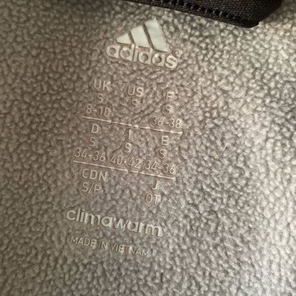 Adidas Climawear Womens Sweatshirt Heathered Gray Sz S - Picture 3 of 6